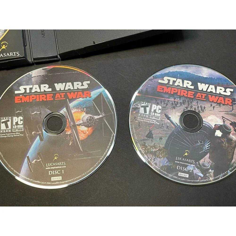Star Wars Empire at War PC game 2006 cd rom Lucas Arts computer